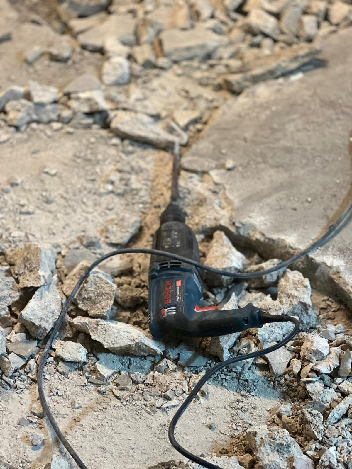 Travaux d'aménagement de l'atelier